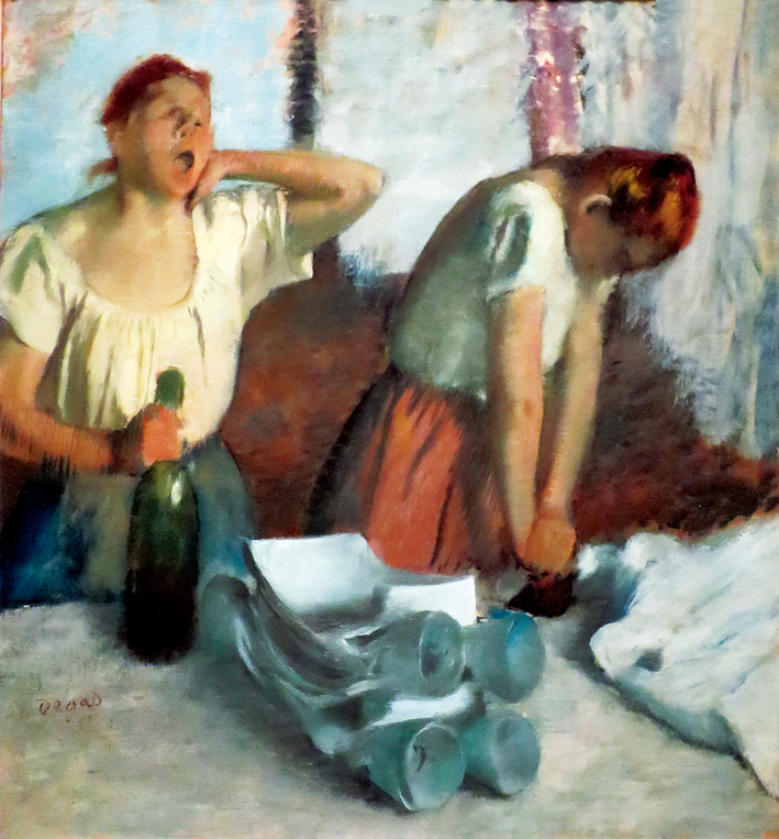  埃德加·德加 Edgar Degas—— 两名熨衣妇